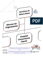 Dom-Og272-H9 001 Manual de Organizacion Hospital Comunitario Sayula