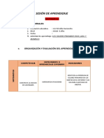 SESIÓN DE APRENDIZAJE (Carolin Tarrillo)