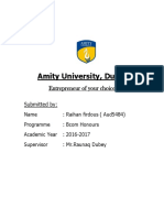 Amity University, Dubai: Entrepreneur of Your Choice