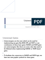 4.1 Logic Gates Using NAND Gates