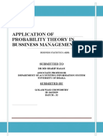 Probability Theory in Decision Making