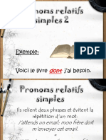 Pronoms Relatifs Simples 2