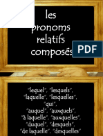 Pronoms Relatifs Composés