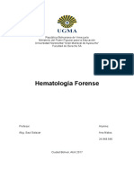 Criminalistica - Hematologia Forense