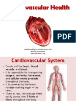 Cardiovascular Health: Health Teaching By: Genelle Gomez, R.N Medical Department Topbest Printing Corp