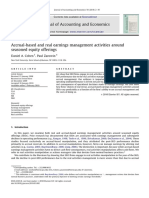 Accrual Based and Real Earnings Management Activities Around Seasoned Equity Offerings - 2010 - Journal of Accounting and Economics PDF