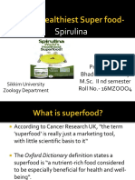 Worlds Healthiest Super Food - Spirulina