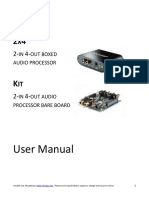 MiniDSP 2x4 and Kit - User Manual