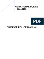 Chief of Police Manual