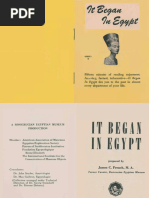 It Began in Egypt, Series B (AMORC)