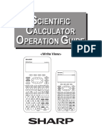 Scientific Calculator Operation Guide