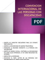 Convencion Internacional de Las Personas Con Discapacidad