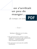 Livre Et Si On S Arretait Un Peu de Manger - Bernard - Clavière PDF