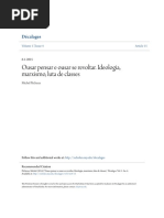 Ousar Pensar e Ousar Se Revoltar. Ideologia Marxismo Luta de Classes