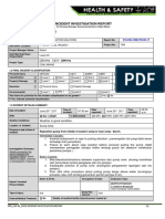 Incident Investigation Report: For Personal Damage, Environmental Harm & Near Misses