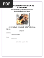 Ensayo de Seguridad y Salud Ocupacional - Andrea Aguaiza - Septimo A