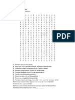 Caça Palavras Mesopotâmia e Brasil Colônia