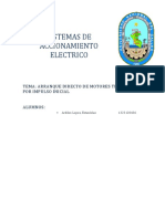 Arranque Directo de Motores Trifasicos Por Impulso Inicial