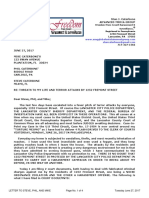 LETTER TO PHIL, MIKE, AND STEVE CATERBONE Re STATE OF AFFAIRS and 1252 Fremont Street Terror Attacks of Tuesday June 27, 2017