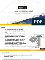 Mechanical Intro 17.0 WS02.1 2D Gear and Rack