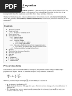 Darcy-Weisbach Equation