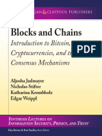 Blocks and Chains: Introduction To Bitcoin, Cryptocurrencies, and Their Consensus Mechanisms