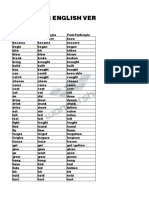 Lista de Verbos Irregulares Completos