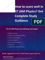 How To Score Well in IIT JAM Physics? Get Complete Study Guidance