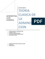 Teoria Clasica de La Administracion