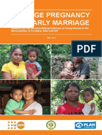 Teenage Pregnancy and Early Marriage - 2017 Research by DR Deb Cummins and Mira Fonseca