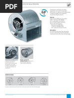 Especificaciones Ventilador CBM