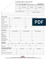 California Rental Application Form PDF