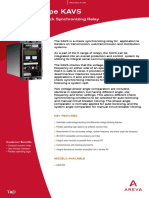 Type KAVS: Check Synchronizing Relay