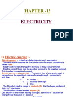 Chapter - 12: Electricity