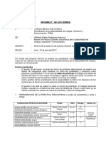 Esquema Del Informe Práctica Discontinua - Mes de Marzo