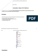 Short Circuit Current Calculation (Base KVA Method) - Electrical Notes & Articles