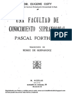 Una Facultad de Conocimiento Supra-Normal - DR Eugene Osty