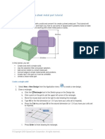 Space Claim Sheet Metal Tutorial