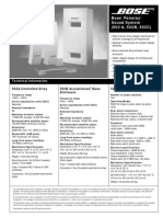 Ficha Técnica Altavoces Bose 502A