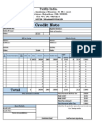 Credit Note