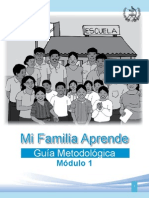 Modulo 1 Programa Mi Familia Aprende Mineduc Guatemala 2008