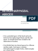 Retropharyngeal Abscess: Shumaila Ather 5-1/2012/070