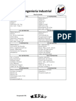 Pensum Ingeniería Industrial PDF