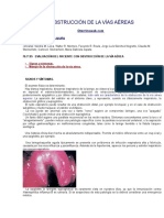 Obstrucción de La Vías Aéreas
