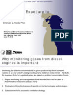 Monitoring Exposure To Gases: Emanuele G. Cauda, PH.D