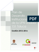 Plan de Desarrollo Institucional UPN