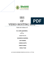 SRS of Video Hosting