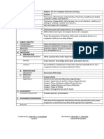 Daily Lesson Log Plan TLE-ICT Computer Hardware Servicing Grade 9