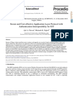 2016 Elsevier Secure and Cost Effective Application Layer Protocol With Authentication Interoperability For IOT