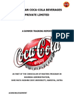 Hindustan Coca-Cola Beverages Private Limited: A Summer Training Report